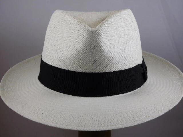 Vintimilla Fedora Klassiek Panama Wit 6 Vintimilla Fedora Klassiek Panama Wit - Afbeelding 4