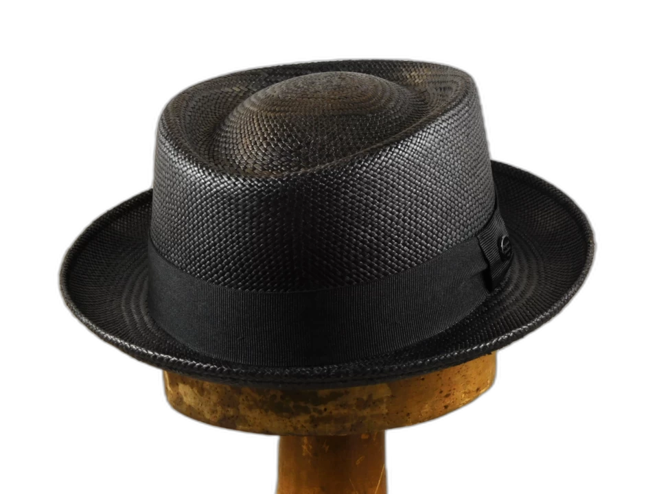 Vintimilla Pork Pie Panama Zwart 3 Vintimilla Pork Pie Panama Zwart