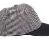 City Sport Baseball Cap Zijde Zwart Grijs Dots -Hoeden Winkel 1812254529
