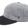 City Sport Baseball Cap Linnen Grijs Ruit -Hoeden Winkel 1812255921