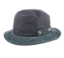 Alfonso D Este Adriatico Tweedhoed Bucket NAVY