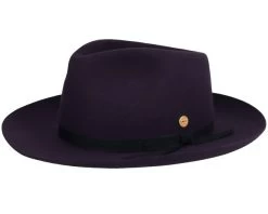 Mayser Fedora Ari Woolfelt Aubergine