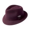 Kangol Hat Trilby Hiro Litefelt Wool Wine -Hoeden Winkel 1817050476