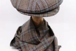 Jos Van Dijck Newsboy BallonPet Wol Bruin Azure -Hoeden Winkel 1851431700