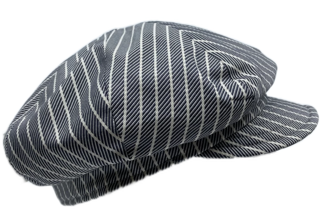 Bronte Romee Katoen En Linnen Zomer Ballonpet Blue Stripe 5 Bronte Romee Katoen En Linnen Zomer Ballonpet Blue Stripe - Afbeelding 3