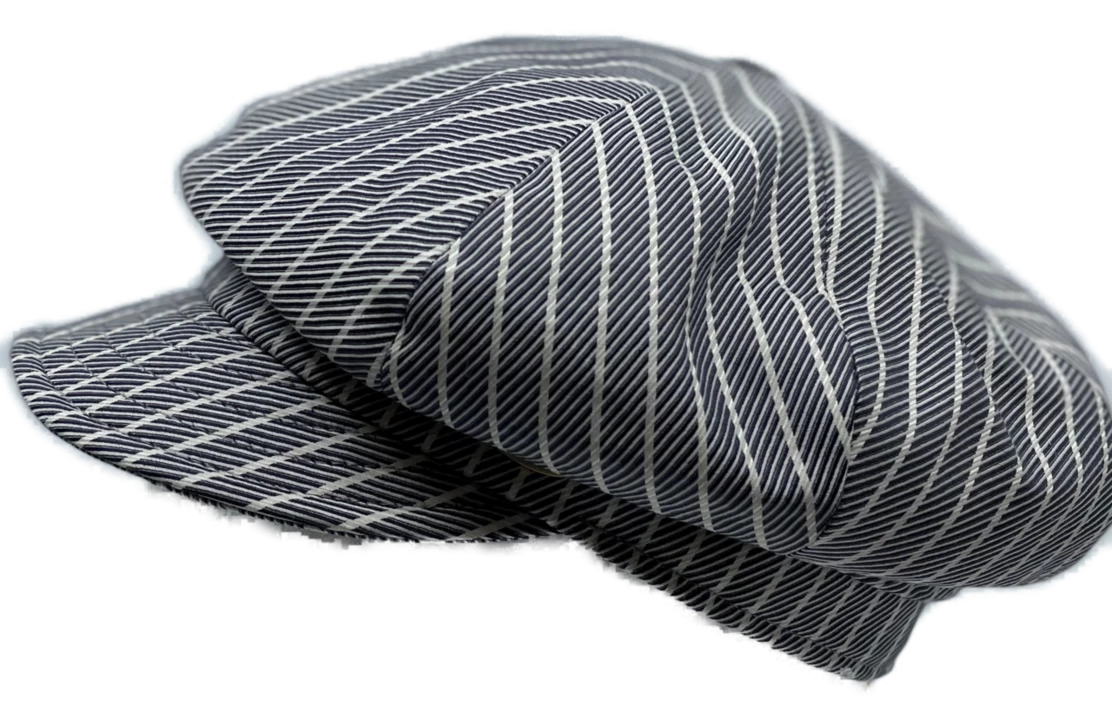 Bronte Romee Katoen En Linnen Zomer Ballonpet Blue Stripe 6 Bronte Romee Katoen En Linnen Zomer Ballonpet Blue Stripe - Afbeelding 4