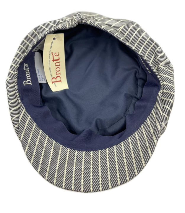 Bronte Romee Katoen En Linnen Zomer Ballonpet Blue Stripe 7 Bronte Romee Katoen En Linnen Zomer Ballonpet Blue Stripe - Afbeelding 5