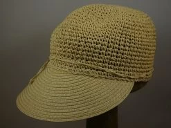 Seeberger Visor Cap Crochet Papierstro Linen 6 Seeberger Visor Cap Crochet Papierstro Linen -Hoeden Winkel 1866016071