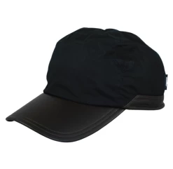 Wigens Baseballcap Wax Met Oorkleppen Zwart