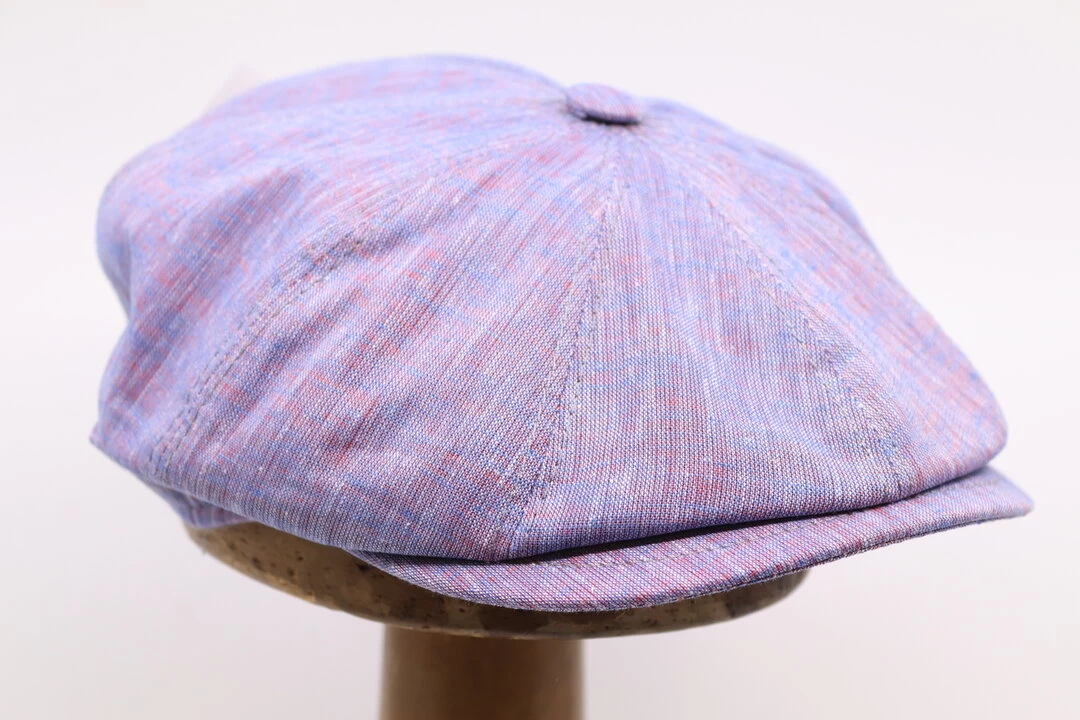 Hatland Ballonpet Yen Linnen Katoen PASTEL BLUE LILAC 4 Hatland Ballonpet Yen Linnen Katoen PASTEL BLUE LILAC - Afbeelding 2