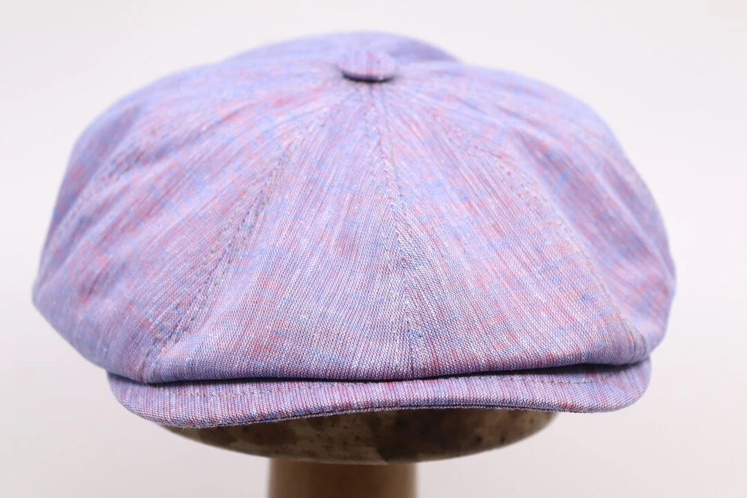 Hatland Ballonpet Yen Linnen Katoen PASTEL BLUE LILAC 5 Hatland Ballonpet Yen Linnen Katoen PASTEL BLUE LILAC - Afbeelding 3