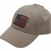 Hatland Arizona Baseball Cap Katoen American Flag Beige -Hoeden Winkel 1875200229