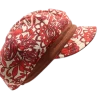 Alfonso Deste Ballonpet Berrettone Viscose Floral Rood -Hoeden Winkel 1877701809