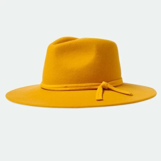 Brixton Joanna Packable Fedora Wool Golden Glow 3 Brixton Joanna Packable Fedora Wool Golden Glow