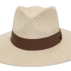 Vintimilla Fedora Brede Rand Panama Naturel Stone -Hoeden Winkel 1883481696