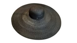 Panizza Oversized Flaphoed Stro Zwart 11 Panizza Oversized Flaphoed Stro Zwart -Hoeden Winkel 1883736225