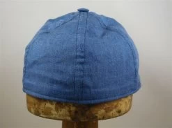 Wigens Baseball Cap Linnen Met Suede Look Blauw -Hoeden Winkel 1885083384