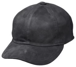 Fiebig Baseballcap Wildleder Zwart