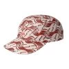 Kangol Facewave Reversible 5 Panel Khaki Orange Print