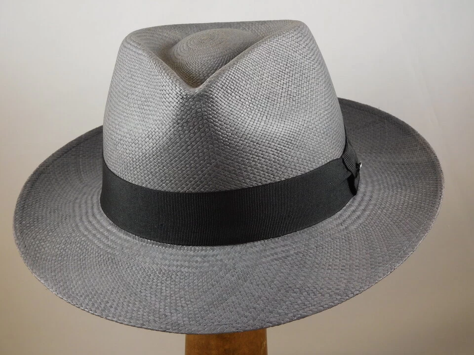 Vintimilla Fedora Klassiek Panama Grijs 4 Vintimilla Fedora Klassiek Panama Grijs - Afbeelding 2