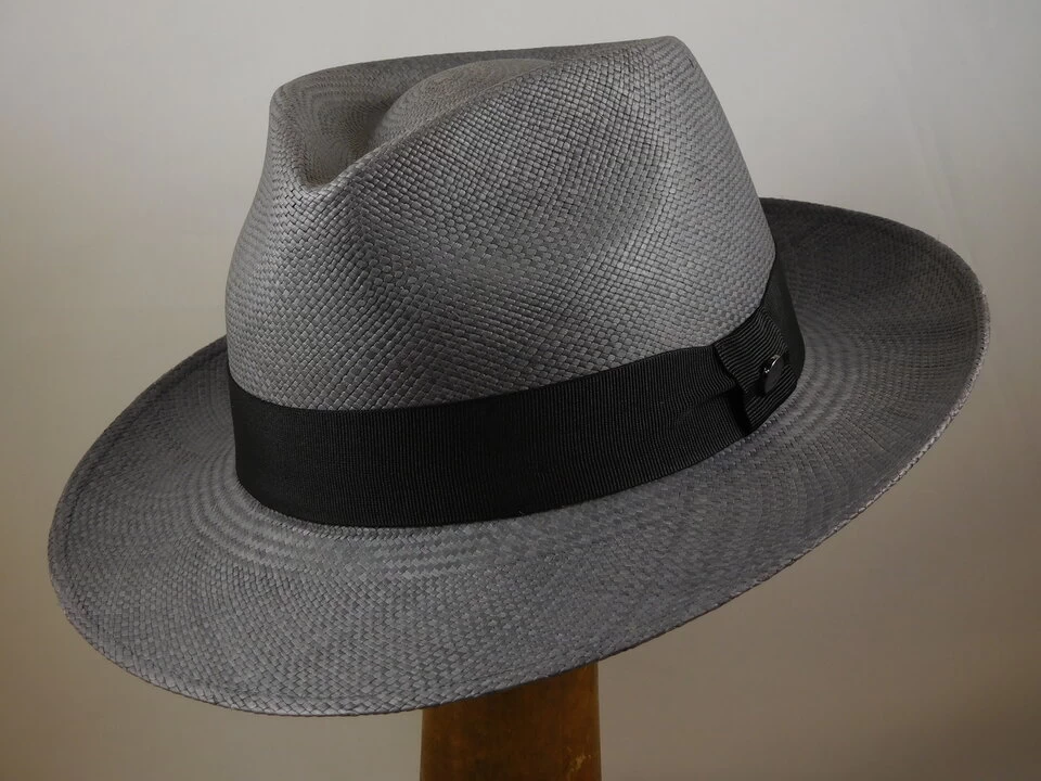 Vintimilla Fedora Klassiek Panama Grijs 5 Vintimilla Fedora Klassiek Panama Grijs - Afbeelding 3