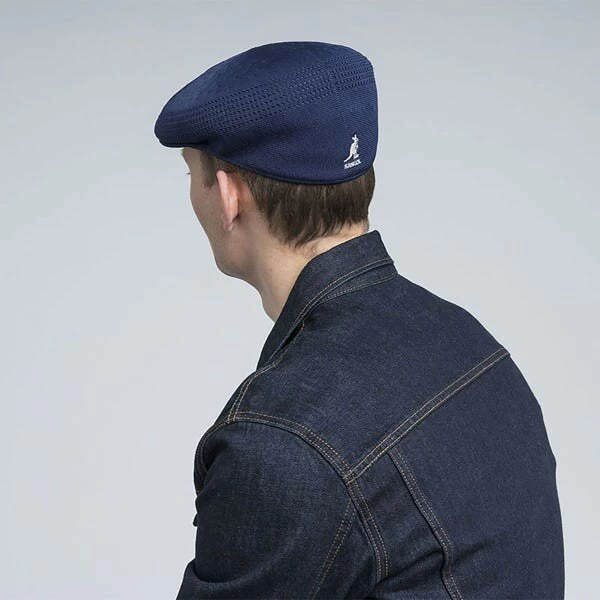 Kangol Flatcap Ventair 504 Tropic Navy 6 Kangol Flatcap Ventair 504 Tropic Navy - Afbeelding 4