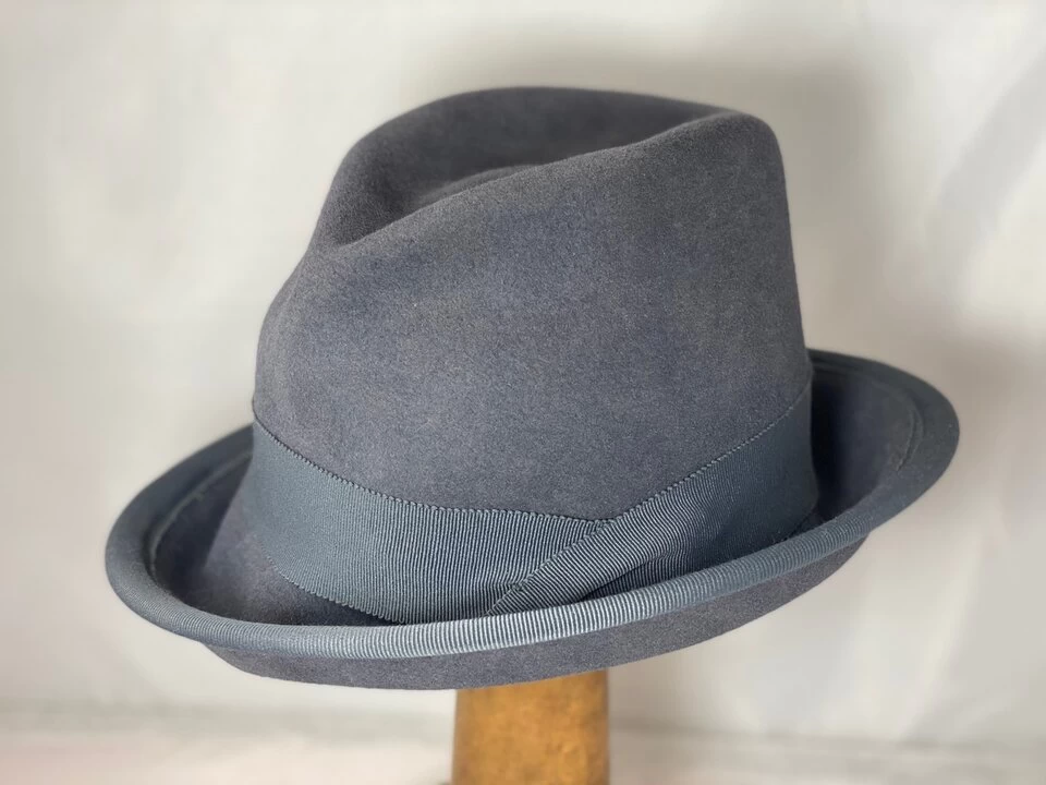 Mirjam Nuver Occassion Furfelt Trilby Grijs 3 Mirjam Nuver Occassion Furfelt Trilby Grijs