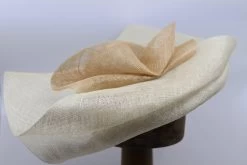 MIRJAM NUVER Cocktail BlueBlossem Col. PEBBLE -Hoeden Winkel 1889861682