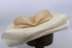 MIRJAM NUVER Cocktail BlueBlossem Col. PEBBLE -Hoeden Winkel 1889861685