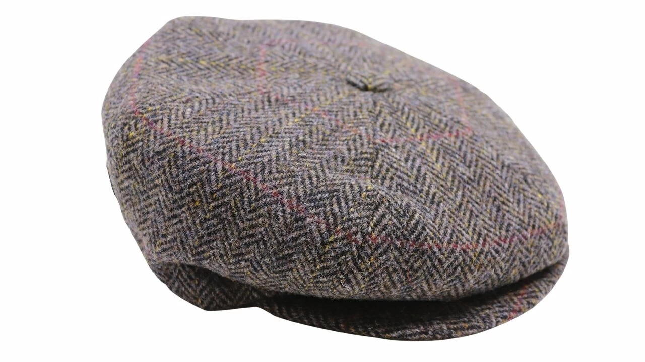 City Sport Ballonpet 620 Harris Tweed Grof Visgraat Donkergrijs Multi 3 City Sport Ballonpet 620 Harris Tweed Grof Visgraat Donkergrijs Multi