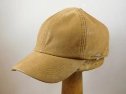 Wigens Baseball Cap Vegan Leather Camel -Hoeden Winkel 1903524330