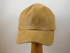 Wigens Baseball Cap Vegan Leather Camel -Hoeden Winkel 1903524333