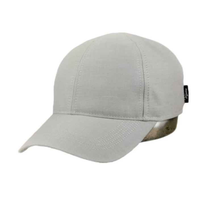 Wigens Baseball Cap Katoen Licht Grijs Gespikkelt 3 Wigens Baseball Cap Katoen Licht Grijs Gespikkelt