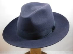Signes Fedora Pico Haarvilt Blauw -Hoeden Winkel 1903631079