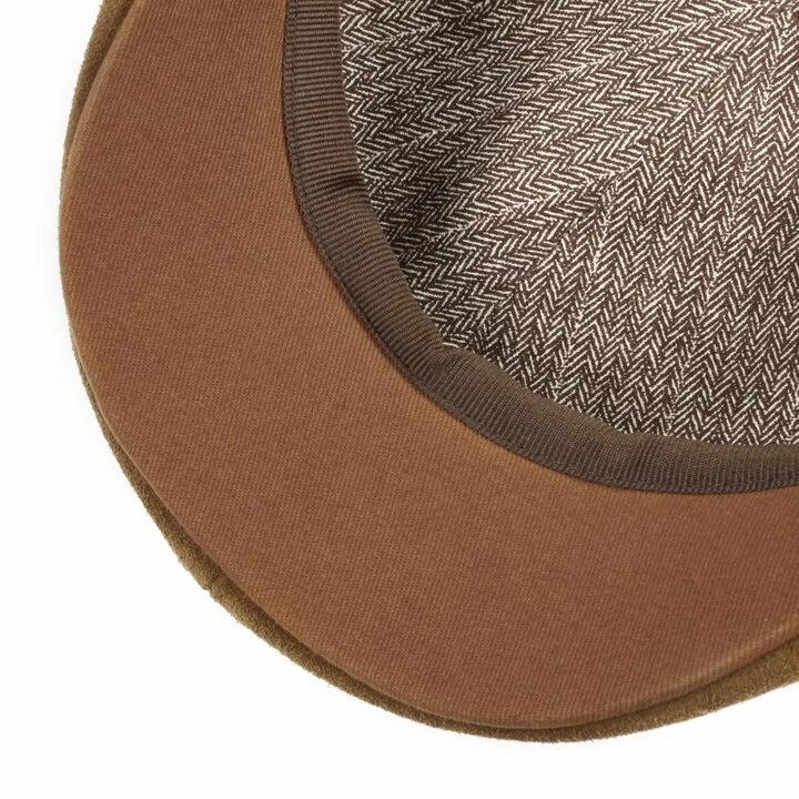 Stetson Hatteras Newsboy Cap Calf Split Cognac 8 Stetson Hatteras Newsboy Cap Calf Split Cognac - Afbeelding 6