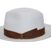 Borsalino Fedora Fino Panama White Caramel -Hoeden Winkel 1906775019
