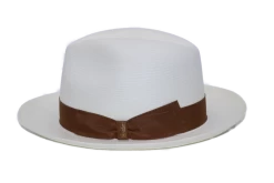Borsalino Fedora Fino Panama White Caramel