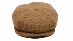 Borsalino Ballonpet Fleece Wol Visgraat Mosterd Spikkel -Hoeden Winkel 1907563866