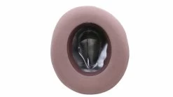 Borsalino Alessandria Fedora Cut Brim Taupe -Hoeden Winkel 1908300849