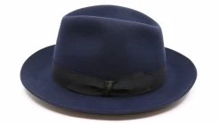 Borsalino Alessandria Fedora Klassiek Marine