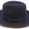 Borsalino Augusta Bogarthoed Navy 1 Borsalino Augusta Bogarthoed Navy -Hoeden Winkel 1908352908