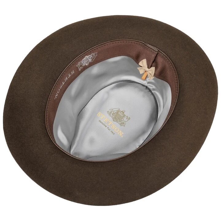 Stetson Fedora Penn Haarvilt Bruin 4 Stetson Fedora Penn Haarvilt Bruin - Afbeelding 2
