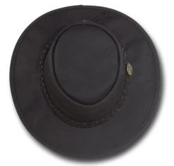 Barmah Sundowner Roo Leather Brown -Hoeden Winkel 1909275159