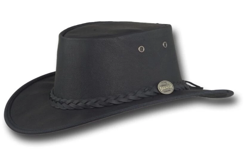 Barmah Sundowner Roo Leather Black 3 Barmah Sundowner Roo Leather Black