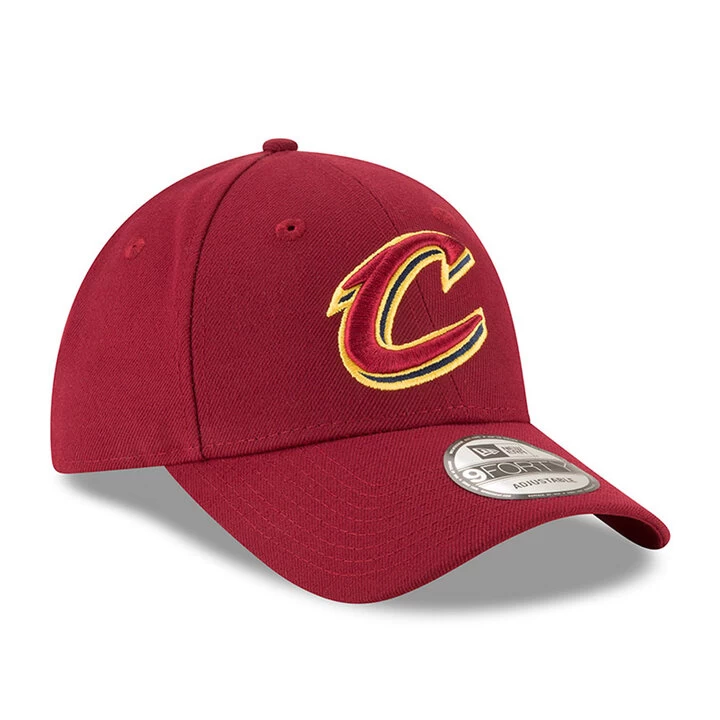 New Era 9forty Baseball Cap Nba League Cleveland Cavaliers Burgundy 4 New Era 9forty Baseball Cap Nba League Cleveland Cavaliers Burgundy - Afbeelding 2