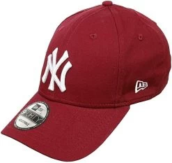 New Era Baseball Cap 9forty New York Yankees Cardinal White