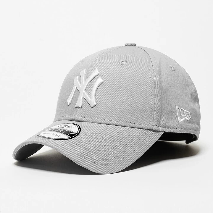New Era Baseball Cap 9forty New York Yankees Grey White 3 New Era Baseball Cap 9forty New York Yankees Grey White