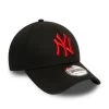 New Era Baseball Cap 9forty New York Yankees Black Red -Hoeden Winkel 1913551296