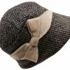 Panizza Cloche Met Strik Wol Zwart Kiezel 2 Panizza Cloche Met Strik Wol Zwart Kiezel -Hoeden Winkel 1913668983
