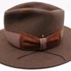 Jos Van Dijck By Silvester Maria Bespoke Fedora Haarvilt Robusta Brown -Hoeden Winkel 1916698269